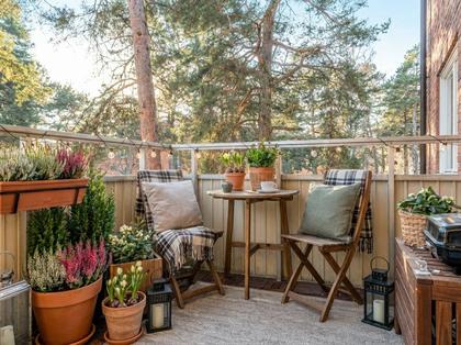 Balkong eller utsiktsbild