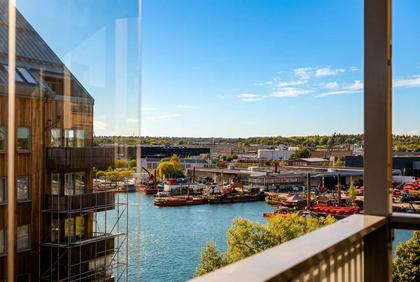 Balkong eller utsiktsbild