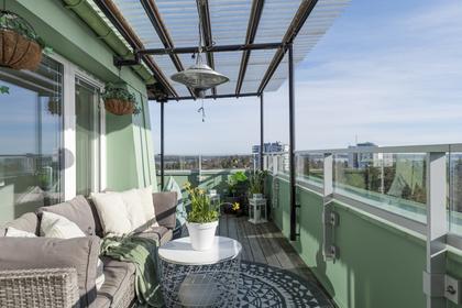 Balkong eller utsiktsbild