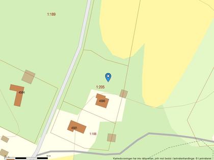 Illustrerad karta över fastigheten eller området