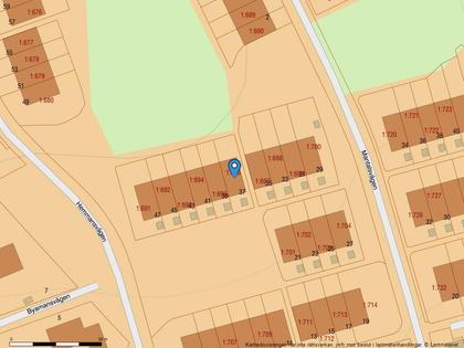 Illustrerad karta över fastigheten eller området