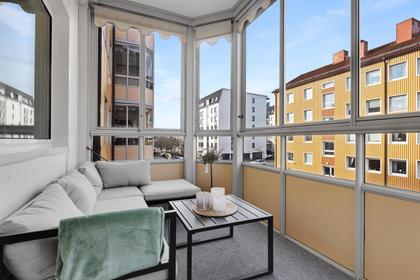 Balkong eller utsiktsbild