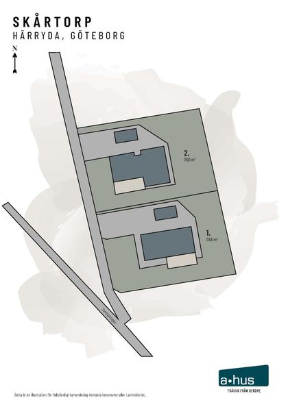 Illustrerad karta över fastigheten eller området