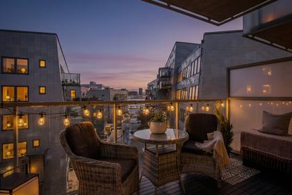 Balkong eller utsiktsbild