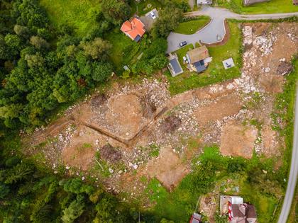 Illustrerad karta över fastigheten eller området