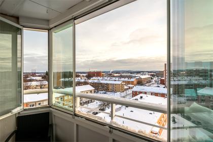 Balkong eller utsiktsbild