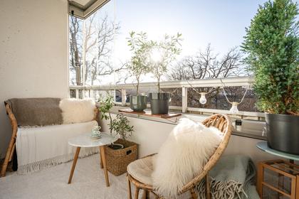 Balkong eller utsiktsbild