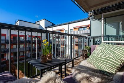 Balkong eller utsiktsbild