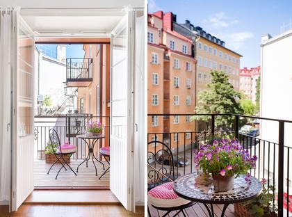 Balkong eller utsiktsbild