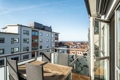 Balkong eller utsiktsbild