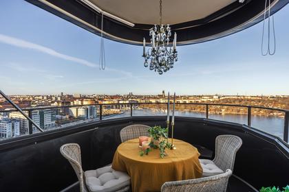 Balkong eller utsiktsbild