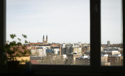 Balkong eller utsiktsbild