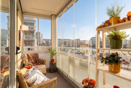 Balkong eller utsiktsbild