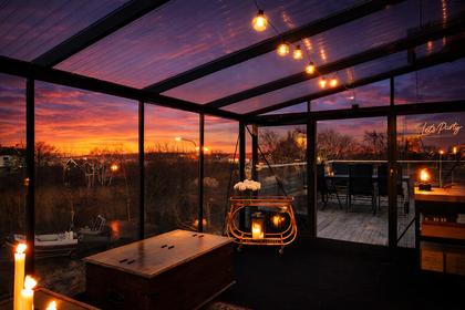 Balkong eller utsiktsbild