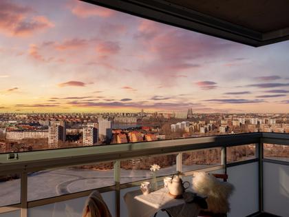 Balkong eller utsiktsbild