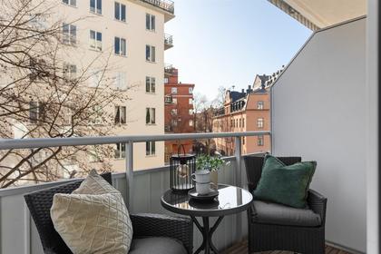 Balkong eller utsiktsbild