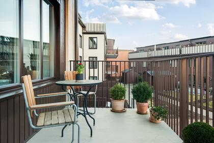 Balkong eller utsiktsbild