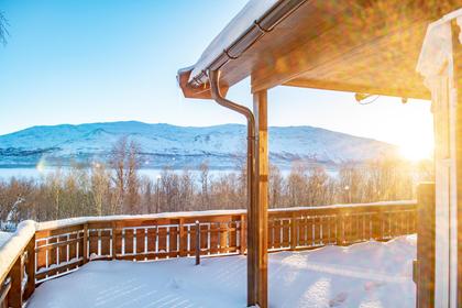 Balkong eller utsiktsbild