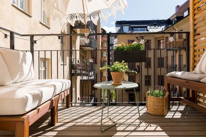 Balkong eller utsiktsbild