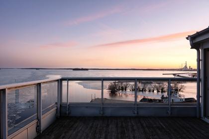 Balkong eller utsiktsbild