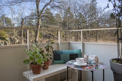 Balkong eller utsiktsbild