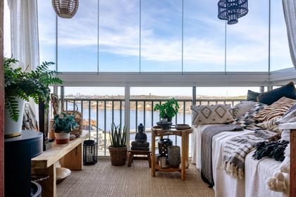 Balkong eller utsiktsbild