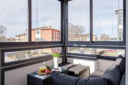 Balkong eller utsiktsbild