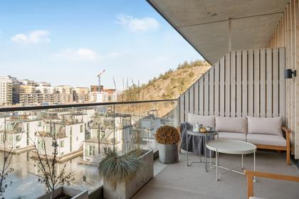 Balkong eller utsiktsbild