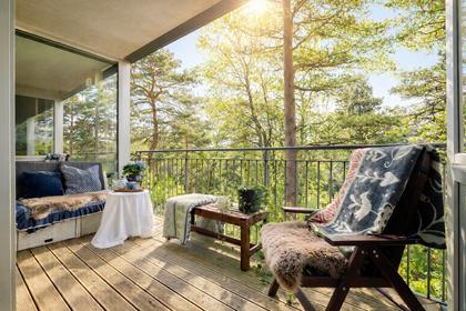 Balkong eller utsiktsbild