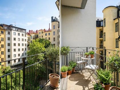 Balkong eller utsiktsbild