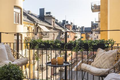 Balkong eller utsiktsbild