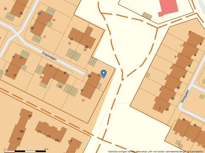 Illustrerad karta över fastigheten eller området