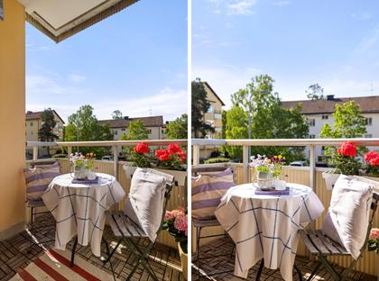 Balkong eller utsiktsbild