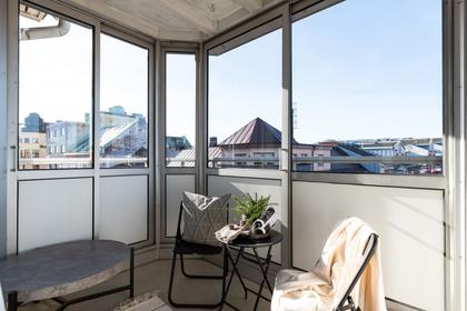 Balkong eller utsiktsbild