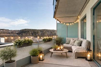 Balkong eller utsiktsbild