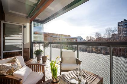 Balkong eller utsiktsbild