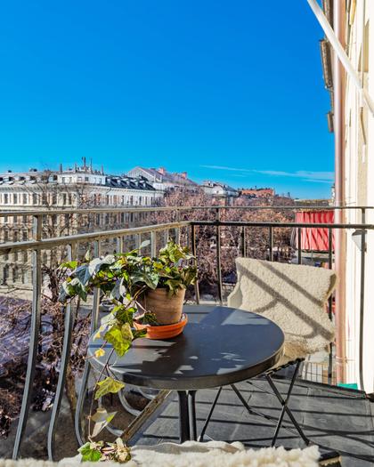 Balkong eller utsiktsbild