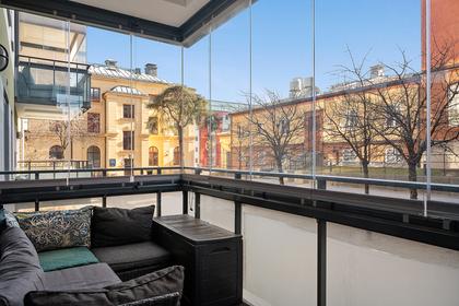 Balkong eller utsiktsbild