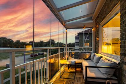 Balkong eller utsiktsbild