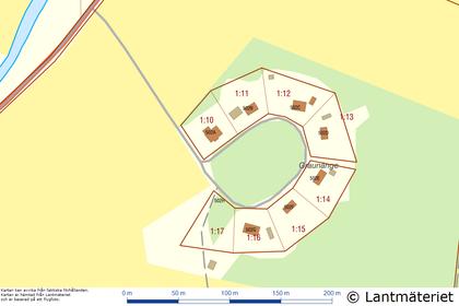 Illustrerad karta över fastigheten eller området