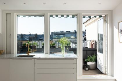 Balkong eller utsiktsbild