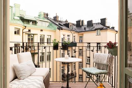 Balkong eller utsiktsbild