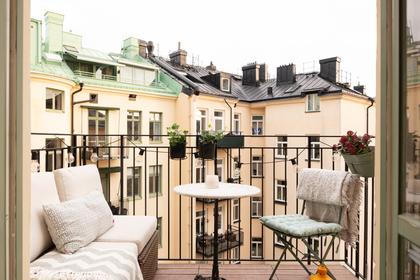 Balkong eller utsiktsbild