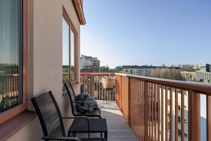 Balkong eller utsiktsbild