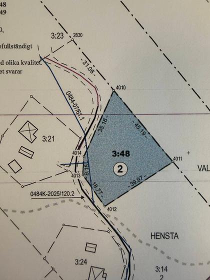 Illustrerad karta över fastigheten eller området