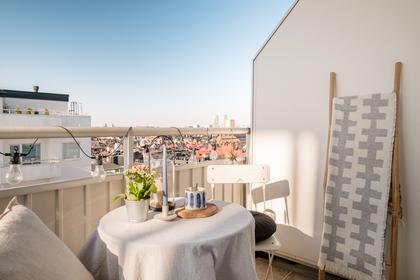 Balkong eller utsiktsbild