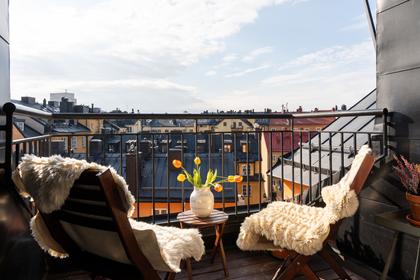 Balkong eller utsiktsbild