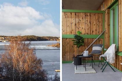 Balkong eller utsiktsbild