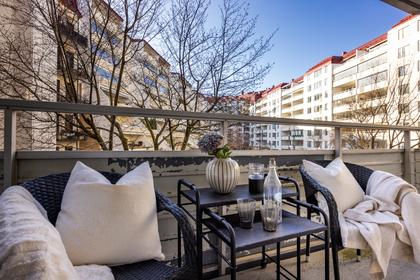 Balkong eller utsiktsbild