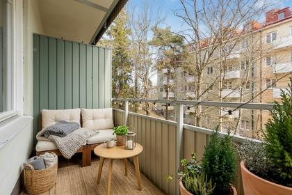 Balkong eller utsiktsbild